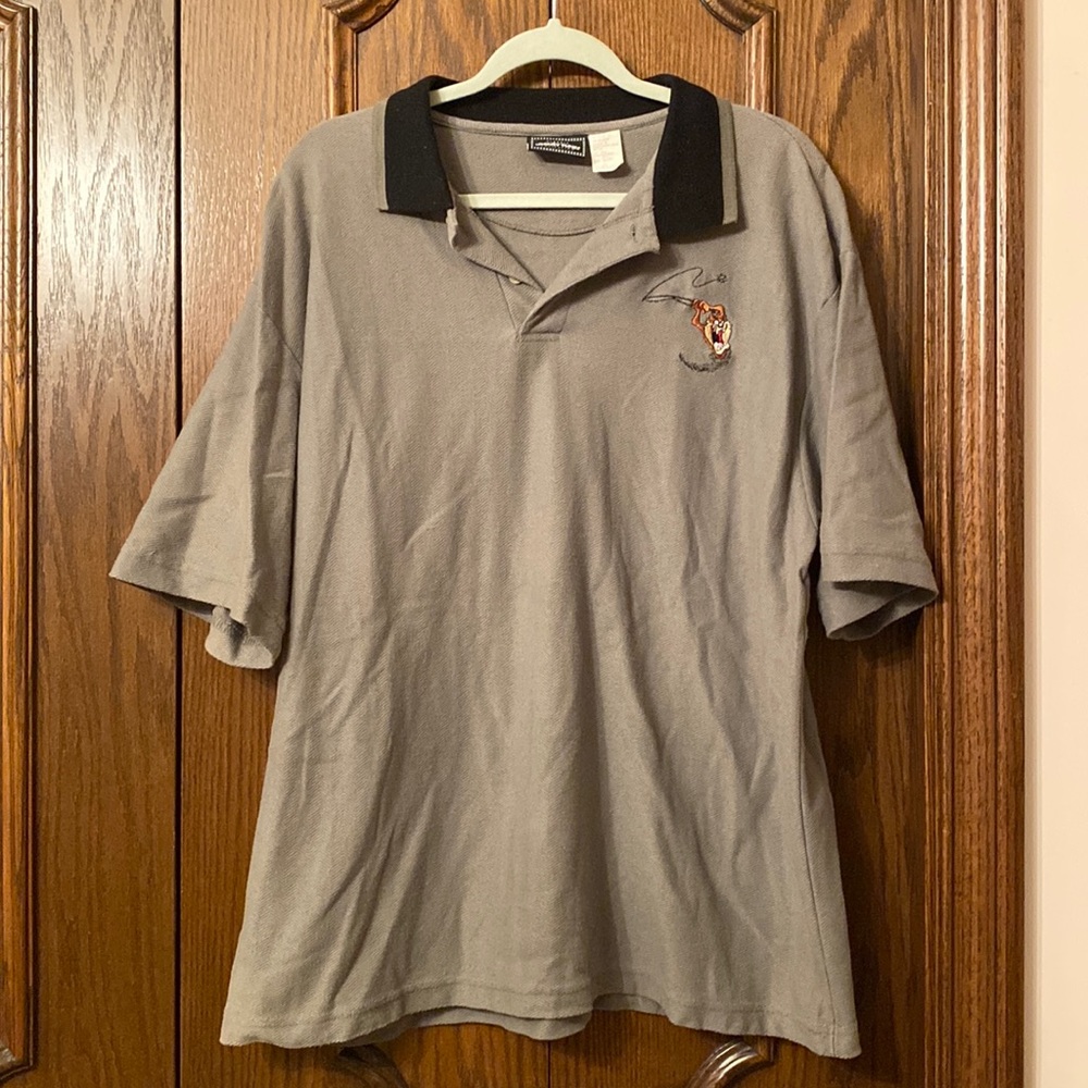 VINTAGE Classic Looney Tunes mens polo size L